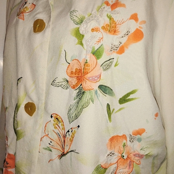 NANCY BOLEN EMBROIDERED SILK JACKET - Picture 6 of 13